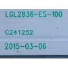 KIT DE LEDS PARA TV SUMMIT / NUMERO DE PARTE LGL2836-ES-100 / C241252 / 20150420-PHL-BZ-3-F5-LH530HHK03-2-14 / PANEL ST2751A02-1 VER.2.2 / MODELO LE2836